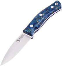 New Casstrom No 10 SFK Blue Blue/SS/Flat Fixed Blade Knife 13119 picture