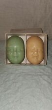 (RARE) The Clean-up Twins Novelty Soap rare  Open Box Unused From The 40’s picture