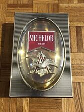 Vintage Michelob Beer Plastic Bubble Wall Mount Advertising Sign - 12 x 9 - EXC picture