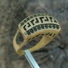 ANCIENT ANTIQUE BRONZE ROMAN -WEDDING RING ARTIFACT AMAZING VERY RARE SIZE 8 US picture