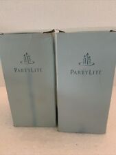 PartyLite OCEAN MIST 3 x 6” Bell Top Pillar Candle S3764 New Royal Blue  2 Boxed picture