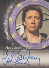 2006 STARGATE SG1 SEASON 8 CHARLES SHAUGHNESSY AS ALEC COLSON AUTOGRAPH CARD A75 picture