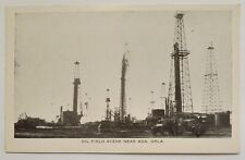Ada OK Oklahoma Oil Field Scene Vintage Postcard K2 picture
