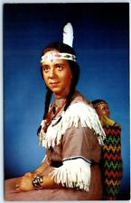 Postcard Princess Polly Old Crow Indian Reservation Band Farmington Maine USA picture