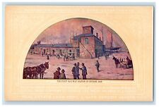 c1910's Central Trust Company Bank Chicago IL Lawrence Earle Art #5 Postcard picture
