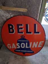 RARE PORCELAIN BELL ENAMEL SIGN 30 INCHES SINGLE SIDED picture