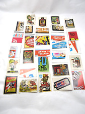 Large Lot of Vintage Wacky Packages Trading Cards - Stickers - Donruss - 1960's picture