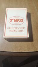 Vintage TWA Airlines Collector's Series Playing Cards picture