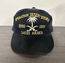 Vintage Operation Desert Storm Saudi Arabia 1990-1991 Hat picture