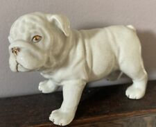 Reduced Lenox White English Bulldog 24k Gold Trim, Puppy?? Excellent Shape picture