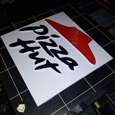 15 Inch Pizza Hut 3D Logo Sign, 3D Printed Reproduction wall sign Collection. picture