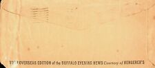 1941 Buffalo Evening News Envelope Used to Send Paper To Serviceman - E11-C picture