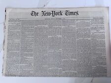 1873 Crash / The New York Times / September 21, 1873 / Original / PANIC of 1873 picture