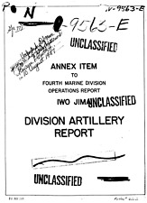 182 Page 14th Artillery Regiment 4th Marine Division Iwo Jima Report on Data CD picture