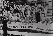 c1950's Photo Fox River Picnic Grove Illinois Lions Club Parade Float 8