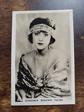 Virginia Brown Faire Cigarette Card 2nd Series Of Beauties No 21 picture