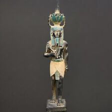 RARE ANCIENT EGYPTIAN ANTIQUES Colorful Statue God Nefertem God Of Perfumes BC picture