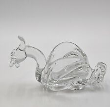 Rare Imperial Glass Cathay Dragon Figurine Bowl, , 5 In Tall 9 In Long,  picture