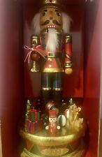 Vintage Bombay Wooden Soldier Musical Nutcracker We Wish You A Merry Christmas picture