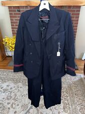 Vtg TWA Flight Attendant Uniform 1980s Navy Blue Jacket Pants picture