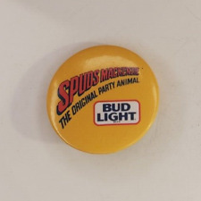 Vintage 1987 Bud Light Spuds Mackenzie The Original Party Animal Pinback Button picture