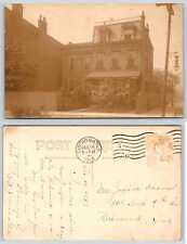 Cincinnati Ohio HOUSE & DECORATIVE STREET LIGHT RPPC Postcard L369 picture