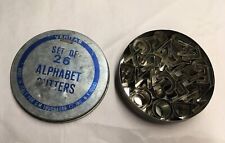 Vintage Veritas ALPHABET Cutters 26 Letters Fondant Tin Made in Italy picture