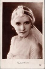 c1930s HELENE ROBERT Real Photo RPPC Postcard French Movie Actress / Unused picture
