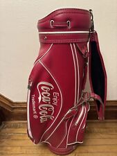 NOS New Old Stock Coca-Cola Golf Bag With Strap And Cover picture