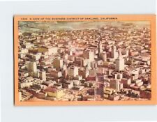 Postcard A View Of The Business District Of Oakland, California picture