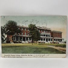 Greenville Female College Greenville South Carolina Antique Postcard picture