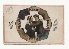 Vintage Postcard ** GOODBYE AND GOOD LUCK **1920 ** GRADUATION? NEW JOB? MOVING? picture