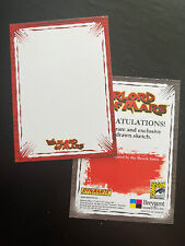 Breygent 2012 Warlord of Mars SDCC EXCLUSIVE VARIANT-  BLANK sketch Card RARE picture