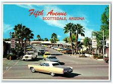 Scottsdale Arizona Postcard Fifth Avenue Street Tourist Attraction c1960 Vintage picture