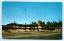 VTG 1958 Florence Oregon OR Postcard Drifters Motel Exterior Roadside Stamped A3 picture