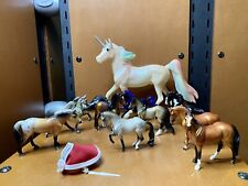 Huge Lot (Bundle Of 12) Breyer Horses & Unicorns Playable Collectible Horses  picture
