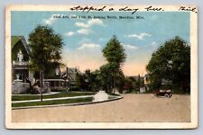 Postcard Mississippi Meridian 23rd Ave & 11th Street View 1916 E563 picture
