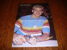 Justin Timberlake Teen Beat poster Nick Carter Backstreet Boys BSB concert photo picture