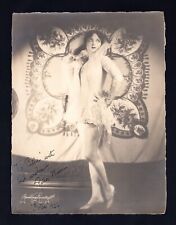 1926 HAND SIGNED ZIEGFELD FOLLIES RELLA WINN DECKLED EDGE JAMES H CONNELLY PHOTO picture