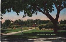 Oakdale Park Salina KS Kansas c1944 Postcard E23 picture