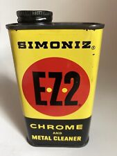 Vintage Can Simoniz E•Z•2 Chrome And Metal Cleaner picture