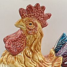 Rooster Cracker Barrel Ceramic Figurine Statue Country Farmhouse Collectible picture