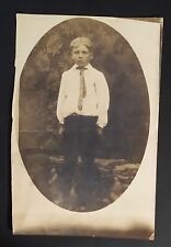 Late Teens Early 20s Vintage Sepia Photograph Young Man of Wisconsin Origin picture