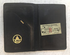 B&O Railroad - Antique Railroad Leather Wallet & Ticket - picture