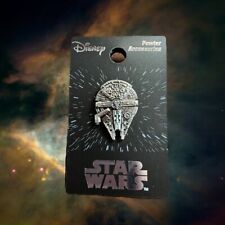 Star Wars Millennium Falcon Pewter Lapel Pin New in Package picture