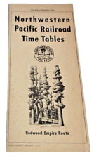 SEPTEMBER 1947 NORTHWESTERN PACIFIC PUBLIC TIMETABLE picture