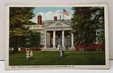 Charlottesville Va, At Monticello, Home of Thos Jefferson Early Postcard C14 picture