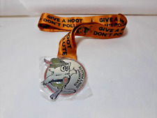 Woodsy the Owl Give A Hoot Don’t Pollute Medallion With Ribbon Lanyard Eco picture