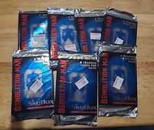 Demolition Man Lot of 7 Sealed Packs Trading Cards 1993 Skybox Sylvester Stallon picture