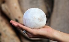 Wonderful 9.5 CM White Petalite Crystal Reiki Healing Power Aura Sphere Ball picture